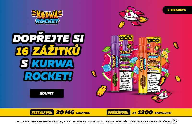 Proč vyzkoušet e-cigarety Kurwa Rocket