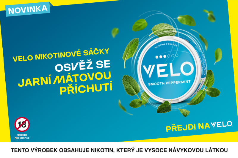 Nikotinové sáčky VELO v mnoha skvělých příchutích!