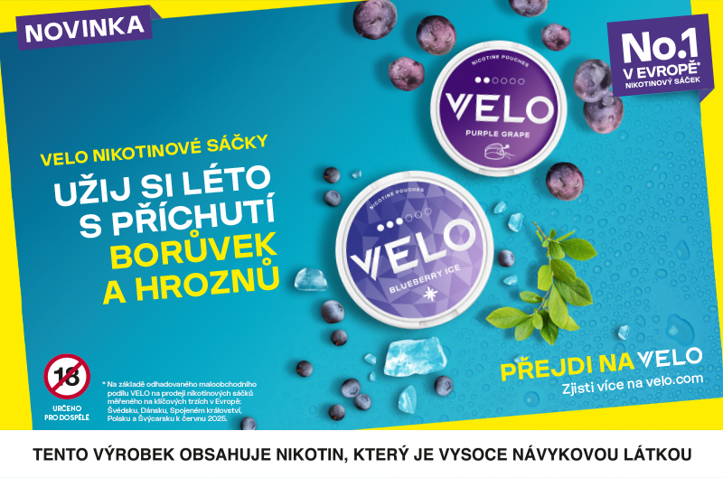 Nikotinové sáčky VELO v mnoha skvělých příchutích!