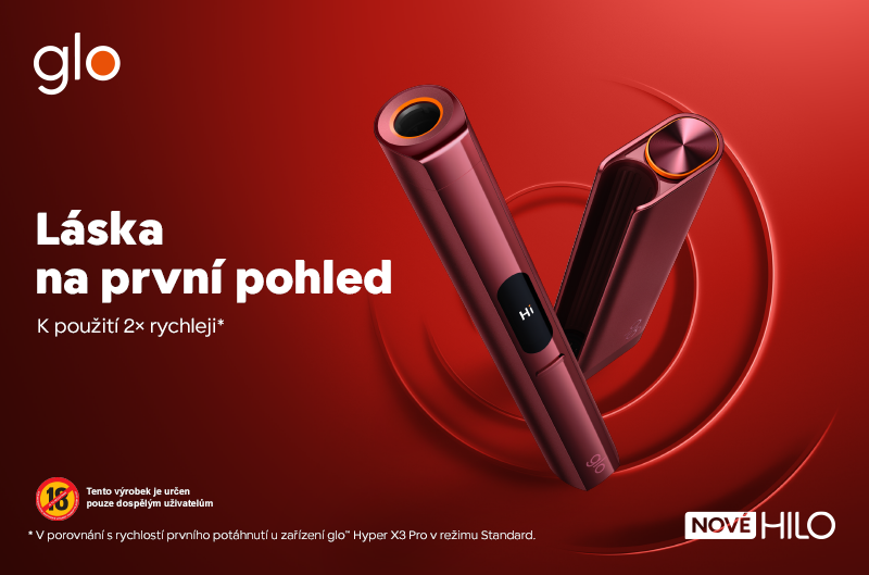 Zařízení glo™ Hilo určené k zahřívání náplní virto™ a rivo™