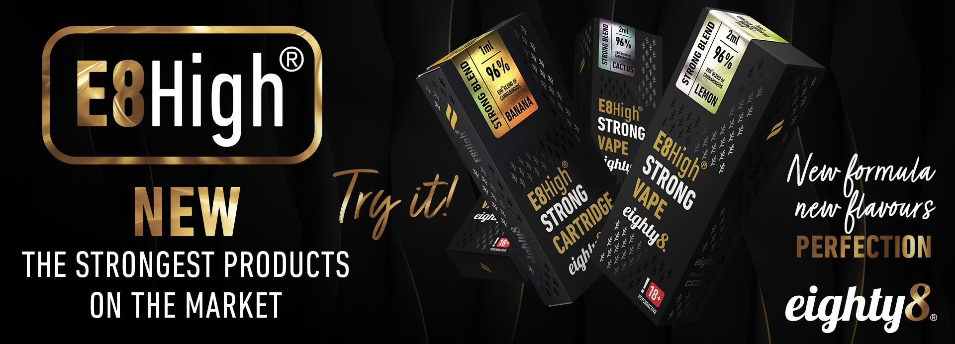 Cannabis vape pens and cartridges from Eighty8