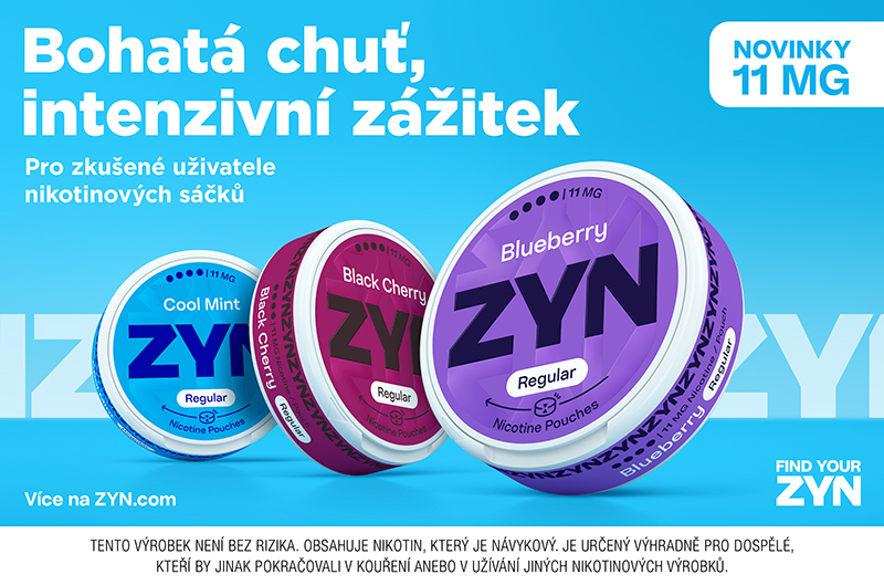 Nikotinové sáčky ZYN s bohatou chutí