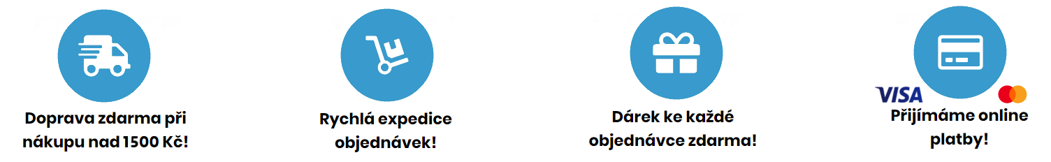 Rychlé doruční a dárek ke každé objednávce!