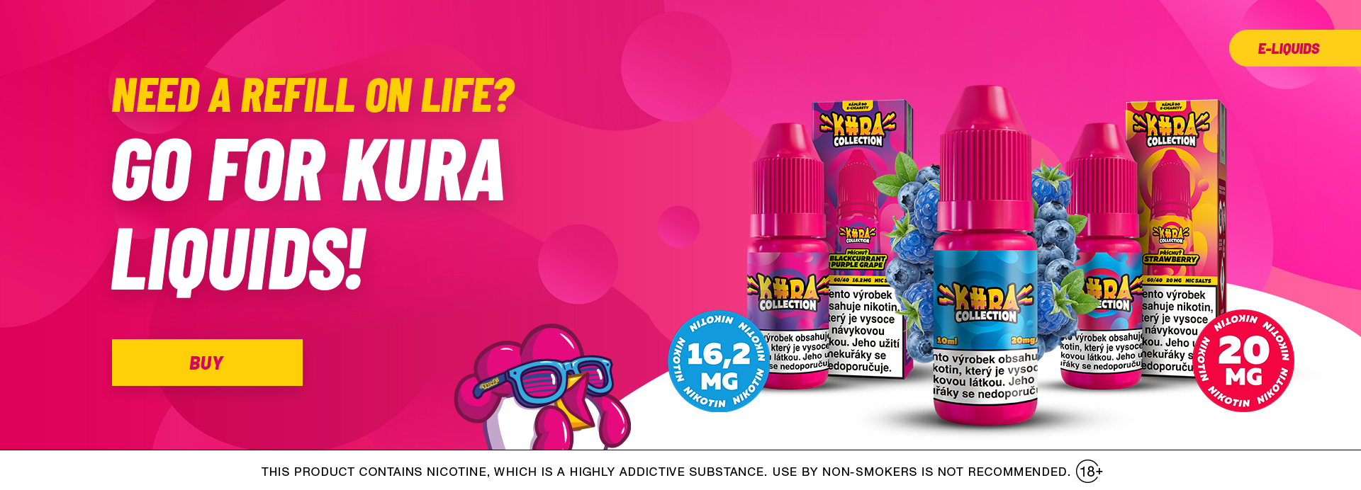 E-liquids from the Kura brand