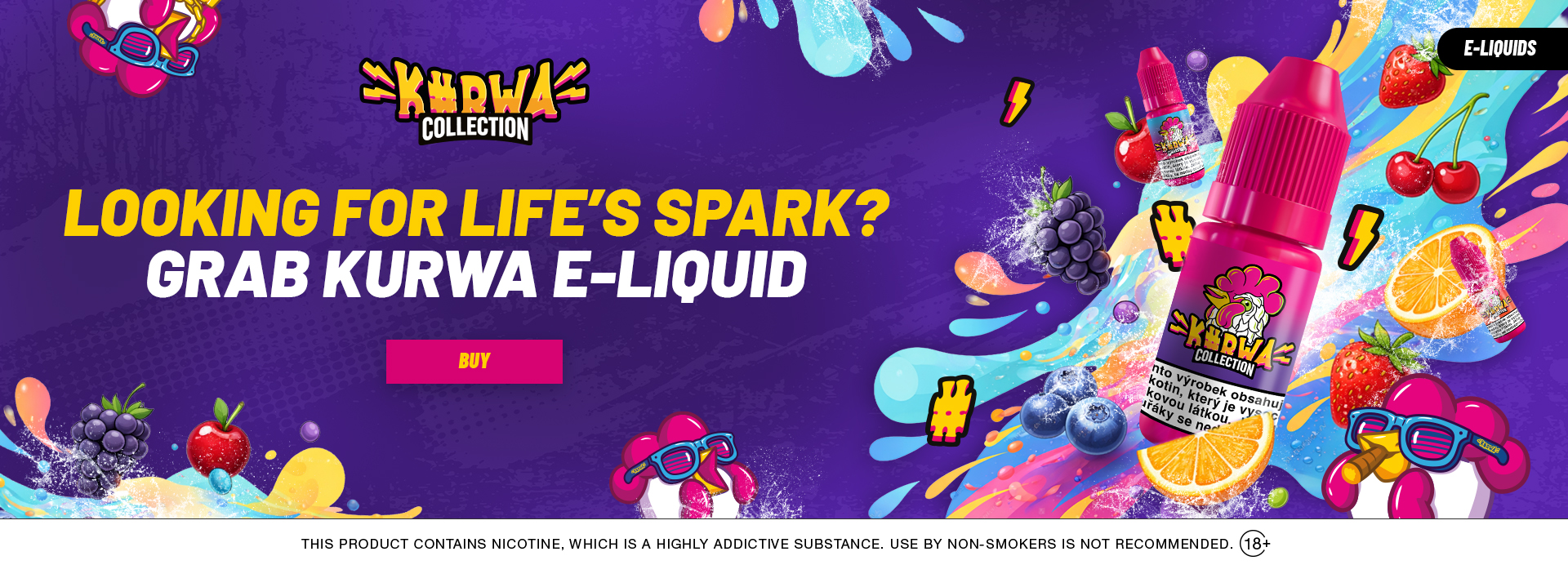 E-liquids from the Kurwa brand