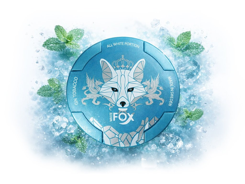 gn tobacco white fox Slim White Nicotine Pouches Strong Snus Nico Plug White Fox Double Mint