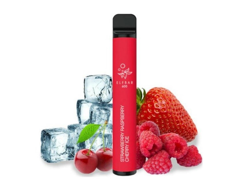 ELF BAR STRAWBERRY RASPBERRY CHERRY ICE 20 mg/ml Nicopods.cz