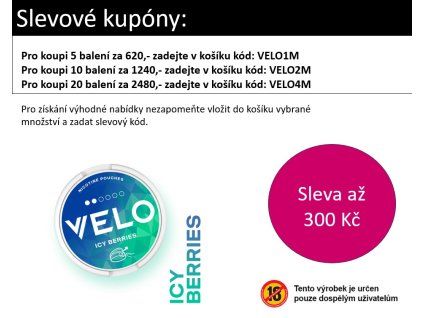 VELO Icy Berries coupon
