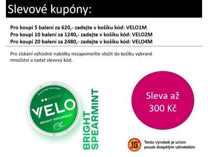 VELO Bright Spearmint coupon