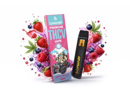 THCV VAPE PEN CANAPUFF BERRY GELATO 79% prichut