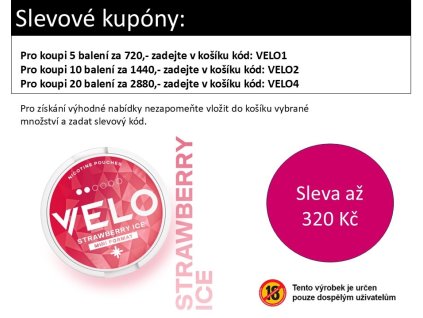 Velo Strawberry Ice 6mg