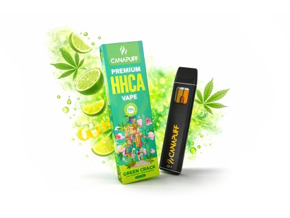 HHC A VAPE PEN CANAPUFF GREEN CRACK 79% 1 prichut