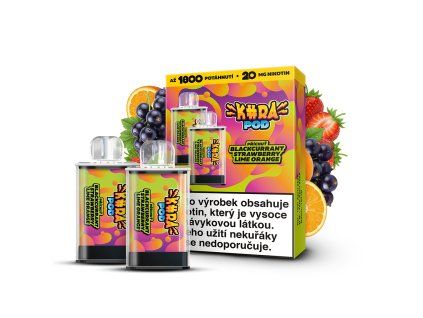 Blackcurrant Strawberry Lime Orange Pod 1