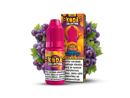 Collection liqud mockup Purple Grape can+box Czech