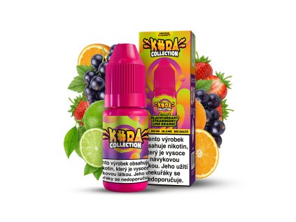 Collection liqud mockup Blackcurrant Strawberry Lime Orange can+box Czech