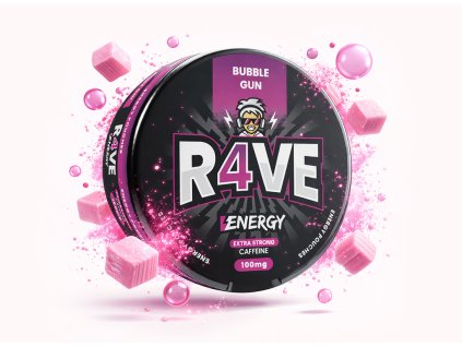 R4VE ENERGY BUBBLE GUN 100 mg prichut