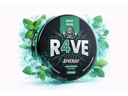 R4VE ENERGY MINT MAN 100 mg prichut