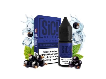 e liquid sic salts blackcurrant ice 10ml 20mg
