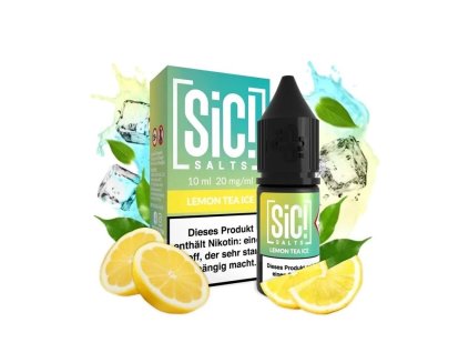 e liquid sic salts lemon tea ice 10ml 20mg