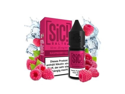 e liquid sic salts raspberry ice 10ml 20mg