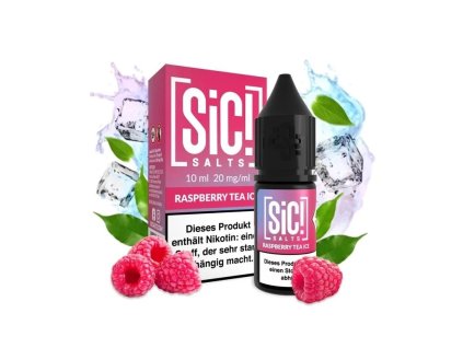 e liquid sic salts raspberry tea ice 10ml 20mg