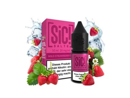 e liquid sic salts wild strawberry ice 10ml 20mg