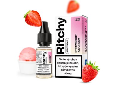 e liquid ritchy strawberry ice cream