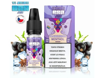 ti juice bar series blackcurrant menthol nic salt 20 mg e liquidy