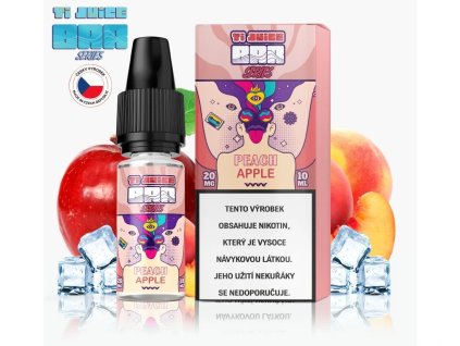 ti juice bar series peach apple nic salt 20 mg e liquidy