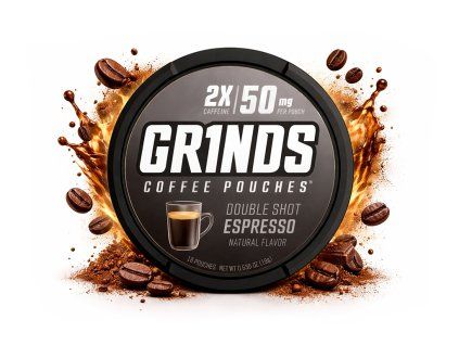 GRINDS DOUBLE SHOT ESPRESSO 50 mg prichut