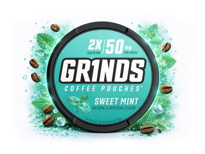 grinds chewing tobacco Coffee Pouches Spearmint by Grinds Coffee Pouches | 50