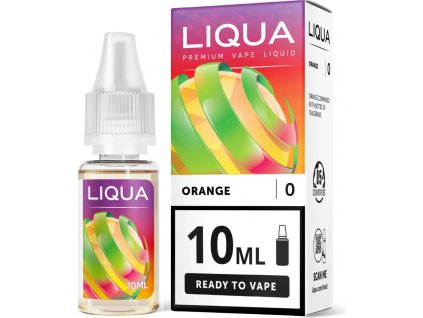 liqua e liquid bez nikotinu orange pomeranč