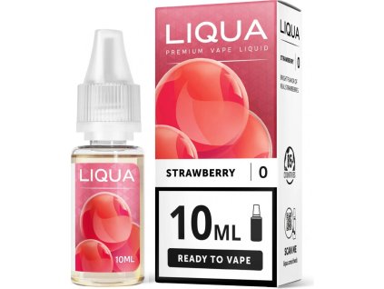 liqua e liquid bez nikotinu strawberry jahoda