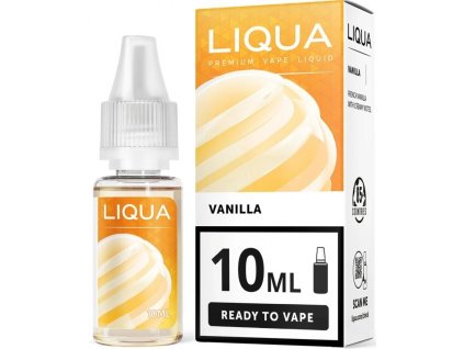 liqua e liquid bez nikotinu vanilla vanilka