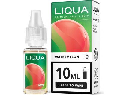 liqua e liquid bez nikotinu watermelon vodní meloun