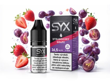 SYX NS E LIQUID STRAWBERRY GRAPE 16.5 mg:ml