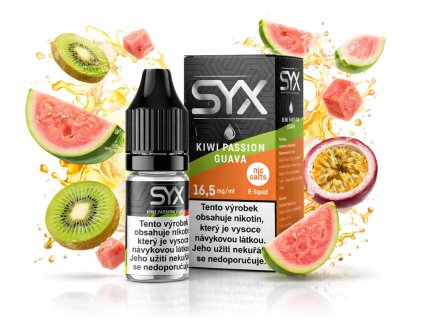 SYX NS E LIQUID KIWI PASSION GUAVA 16.5 mg:ml