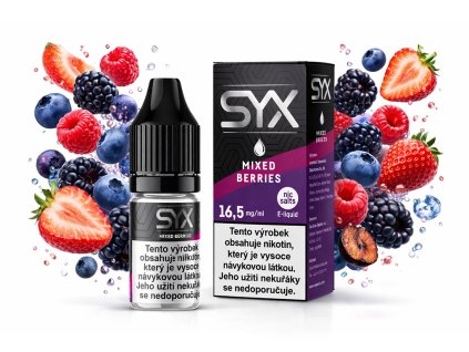 SYX NS E LIQUID MIXED BERRIES 16.5 mg:ml