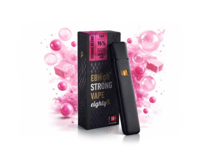 E8HIGH VAPE PEN EIGHTY8 BUBBLE GUM 96% prichut