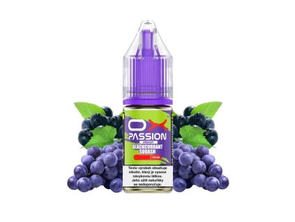 e liquid oxva ox passion salts blackcurrant squash cerny rybiz hroznove vino