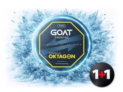 GOAT FROSTED MINI OKTAGON LIMITED EDITION prichut 1+1
