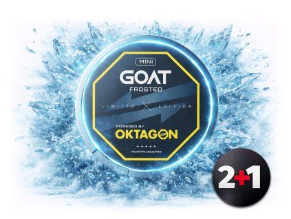 GOAT FROSTED MINI OKTAGON LIMITED EDITION prichut 2+1