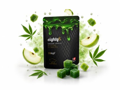 E8HIGH GUMMIES EIGHTY8 GREEN APPLE