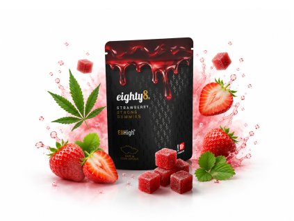 E8HIGH GUMMIES EIGHTY8 STRAWBERRY