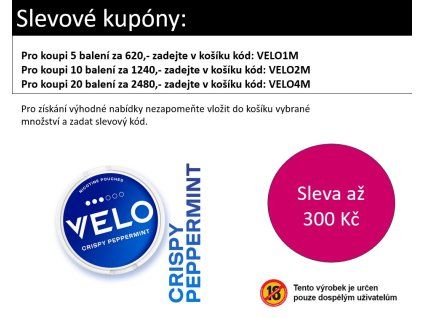 VELO Crispy Peppermint coupon