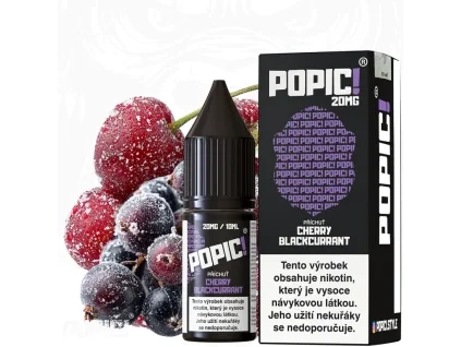e liquid popic salt cherry blackcurrant stavnata tresen s cernym rybizem 20mg