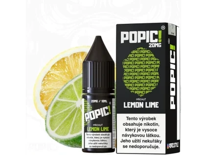 e liquid popic salt lemon lime citrusova exploze citronu a limetky 20mg