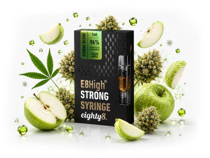 E8HIGH SYRINGE EIGHTY8 GREEN APPLE 96%