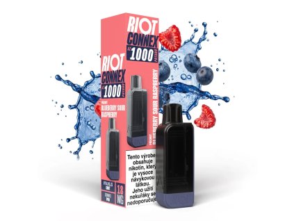 riot connex 1000 pod blueberry sour raspberry 18mg