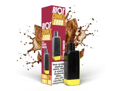 riot connex 1000 pod classic tobacco 18mg